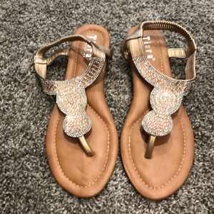 Embellished sandal’s from tiara los angeles size 9